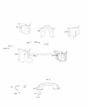 Air Guides Back Plate Diagram and Parts List for 305777-0113-E1  Briggs and Stratton Engine